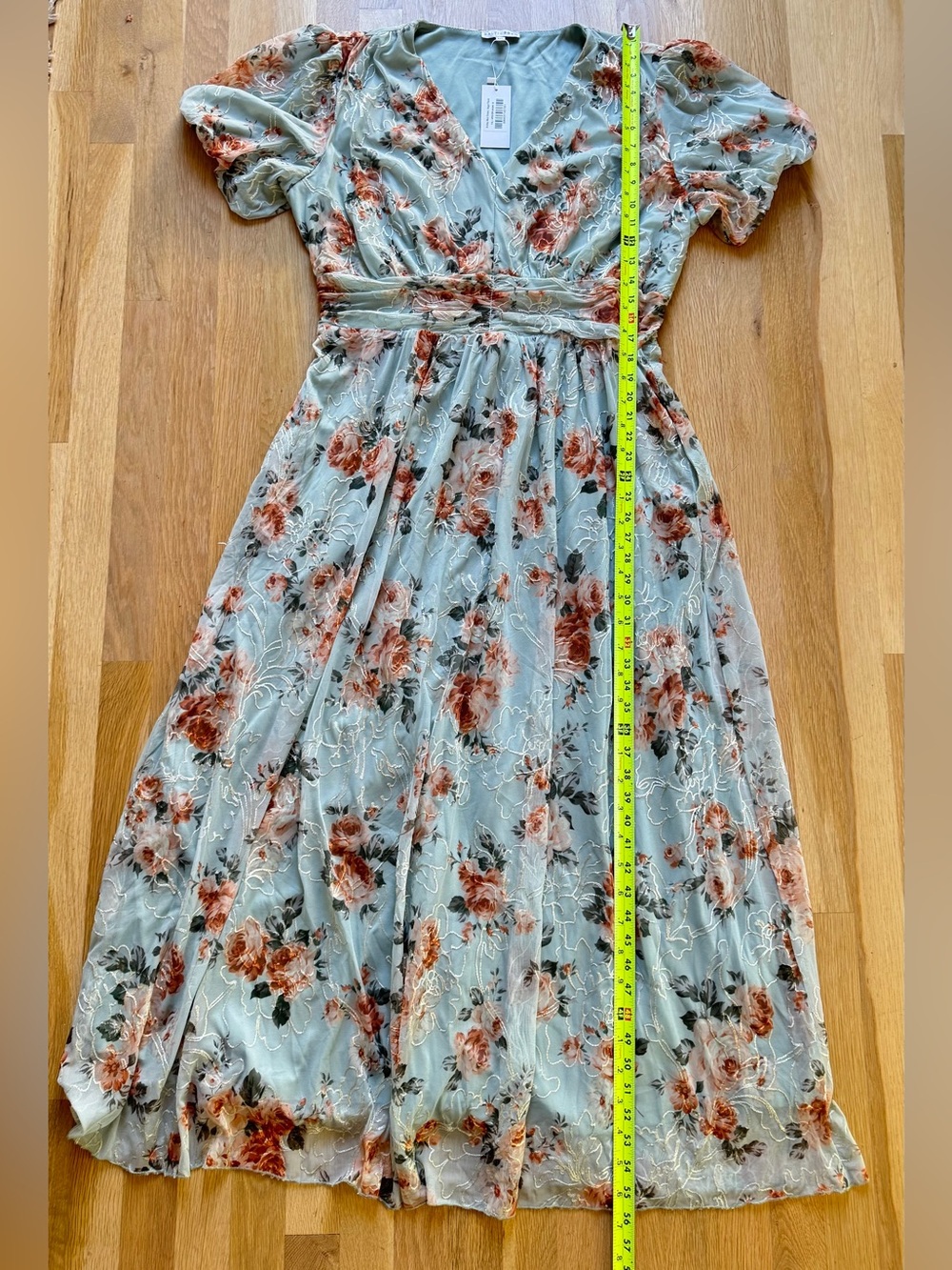 Baltic Born Ardley Maxi Dress- Sage Floral 1X - Picture 11 of 16